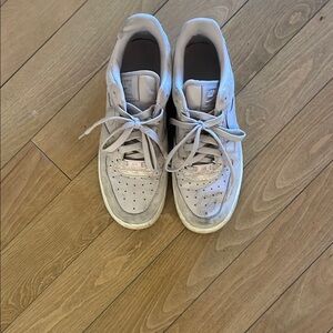 Nike Beige Sneakers with Sparkle Details